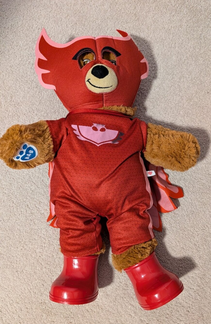 Build-A-Bear PJ Masks Plush with Owlette Outfit